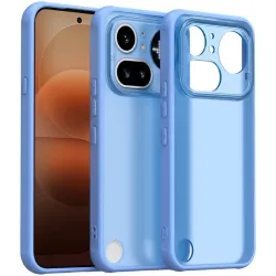 Coque arrière Phonesta AirFrost pour Nothing Phone (4a) Pro - Bleu saphir mat