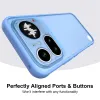 Coque arrière Phonesta AirFrost pour Nothing Phone (4a) Pro - Bleu saphir mat 4