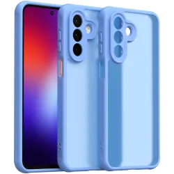 Coque arrière Phonesta AirFrost pour Samsung Galaxy A27 - Bleu saphir mat