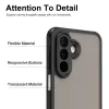 Coque arrière Phonesta AirFrost pour Samsung Galaxy A27 - Noir mat 6
