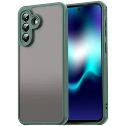 Coque arrière Phonesta AirFrost pour Samsung Galaxy A37 - Vert mat