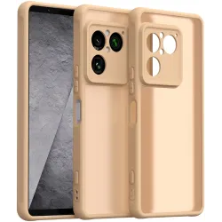 Coque arrière Phonesta AirFrost pour Sony Xperia 1 VIII - Beige sable mat