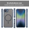 Coque arrière Phonesta AirFrost avec MagSafe pour Apple iPhone 17e/16e - Bleu mat 2