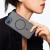 Coque arrière Phonesta AirFrost avec MagSafe pour Apple iPhone 17e/16e - Bleu mat 3