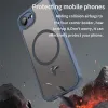 Coque arrière Phonesta AirFrost avec MagSafe pour Apple iPhone 17e/16e - Bleu mat 4