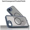 Coque arrière Phonesta AirFrost avec MagSafe pour Apple iPhone 17e/16e - Bleu mat 5