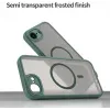 Coque arrière Phonesta AirFrost avec MagSafe pour Apple iPhone 17e/16e - Vert mat 6