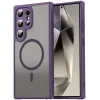 Coque arrière Phonesta AirFrost avec MagSafe pour Samsung Galaxy S25 Ultra - Violet mat 0