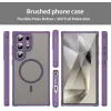Coque arrière Phonesta AirFrost avec MagSafe pour Samsung Galaxy S25 Ultra - Violet mat 2