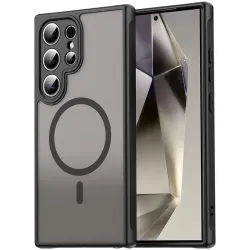 Coque arrière Phonesta AirFrost avec MagSafe pour Samsung Galaxy S25 Ultra - Noir mat