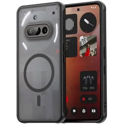 Coque arrière Phonesta AirFrost avec MagSafe pour Nothing Phone (3a) - Noir mat