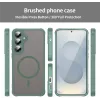 Coque arrière Phonesta AirFrost avec MagSafe pour Samsung Galaxy S25/S24 - Vert mat 7