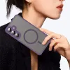 Coque arrière Phonesta AirFrost avec MagSafe pour Samsung Galaxy S25/S24 - Violet mat 1