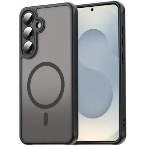 Coque arrière Phonesta AirFrost avec MagSafe pour Samsung Galaxy S25/S24 - Noir mat