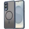 Coque arrière Phonesta AirFrost avec MagSafe pour Samsung Galaxy S25 Edge - Bleu mat 0