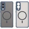 Coque arrière Phonesta AirFrost avec MagSafe pour Samsung Galaxy S25 Edge - Bleu mat 6