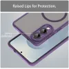 Coque arrière Phonesta AirFrost avec MagSafe pour Samsung Galaxy S25 Edge - Violet mat 5