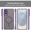 Coque arrière Phonesta AirFrost avec MagSafe pour Samsung Galaxy S25 Edge - Violet mat 8