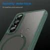Coque arrière Phonesta AirFrost avec MagSafe pour Sony Xperia 1 VII - Vert mat 6