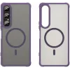 Coque arrière Phonesta AirFrost avec MagSafe pour Sony Xperia 1 VII - Violet mat 2