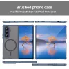 Coque arrière Phonesta AirFrost avec MagSafe pour Samsung Galaxy Z Fold 7 - Bleu mat 2