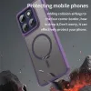 Coque arrière Phonesta AirFrost avec MagSafe pour Motorola Edge 60 Pro - Violet mat 3