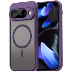 Coque arrière Phonesta AirFrost avec MagSafe pour Google Pixel 10 - Violet mat