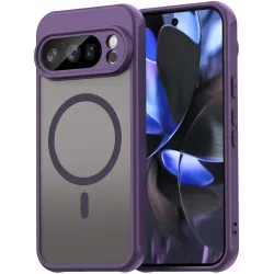 Coque arrière Phonesta AirFrost avec MagSafe pour Google Pixel 10 Pro - Violet mat