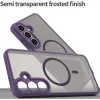 Coque arrière Phonesta AirFrost avec MagSafe pour Samsung Galaxy S25 FE - Violet mat 5