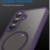 Coque arrière Phonesta AirFrost avec MagSafe pour Samsung Galaxy S25 FE - Violet mat 7