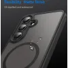 Coque arrière Phonesta AirFrost avec MagSafe pour Samsung Galaxy S25 FE - Noir mat 7