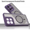 Coque arrière Phonesta AirFrost avec MagSafe pour Motorola Moto G86/G86 Power - Violet mat 5