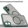 Coque arrière Phonesta AirFrost avec MagSafe pour Samsung Galaxy A07 4G - Vert mat 5
