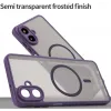 Coque arrière Phonesta AirFrost avec MagSafe pour Samsung Galaxy A07 4G - Violet mat 5