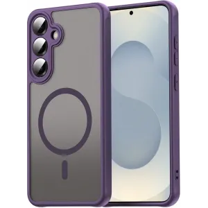 Coque arrière Phonesta AirFrost avec MagSafe pour Samsung Galaxy A36/A56 - Violet mat