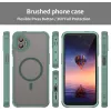 Coque arrière Phonesta AirFrost avec MagSafe pour Samsung Galaxy Xcover 7 Pro - Vert mat 8