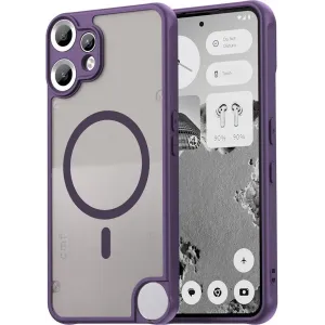 Coque arrière Phonesta AirFrost avec MagSafe pour Nothing CMF Phone 2 Pro - Violet mat