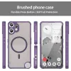 Coque arrière Phonesta AirFrost avec MagSafe pour Nothing CMF Phone 2 Pro - Violet mat 3