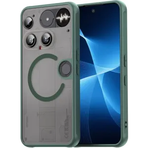 Coque arrière Phonesta AirFrost avec MagSafe pour Nothing Phone (3) - Vert mat
