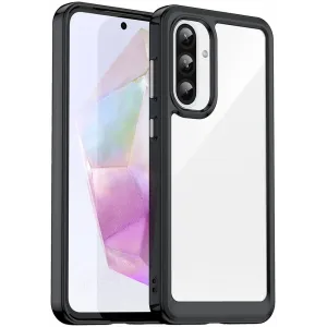 Coque arrière Phonesta Acrylic Hybrid pour Samsung Galaxy A36/A56 - Noir