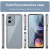Coque arrière Phonesta Acrylic Hybrid pour Motorola Moto G05 / Moto E15 - Transparent 2