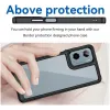 Coque arrière Phonesta Acrylic Hybrid pour Motorola Moto G05 / Moto E15 - Noir 4