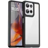 Coque arrière Phonesta Acrylic Hybrid pour Motorola Moto G75 - Noir