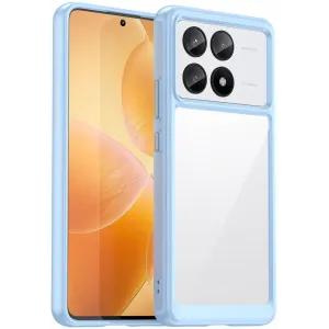 Coque arrière Phonesta Acrylic Hybrid pour Xiaomi Poco X6 Pro - Bleu