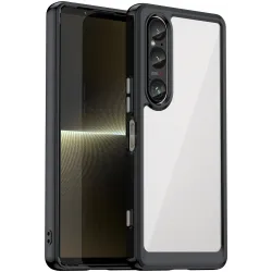 Coque arrière Phonesta Acrylic Hybrid pour Sony Xperia 1 VI - Noir