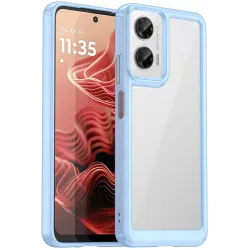 Coque arrière Phonesta Acrylic Hybrid pour Motorola Moto G35 - Bleu