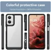 Coque arrière Phonesta Acrylic Hybrid pour Motorola Moto G35 - Noir 1