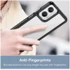 Coque arrière Phonesta Acrylic Hybrid pour Motorola Moto G35 - Noir 4