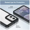 Coque arrière Phonesta Acrylic Hybrid pour Motorola Moto G55 - Noir 6