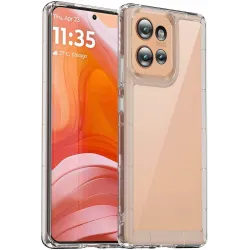 Coque arrière Phonesta Acrylic Hybrid pour Motorola Edge 50 - Transparent